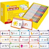 36Pcs Word Family Build Book Sight Words Flash Cards Kindergarten | Read &amp; Rhyme Flip Books, Phonics Flash Cards for Kids Classroom Homeschool Preschool Must Haves