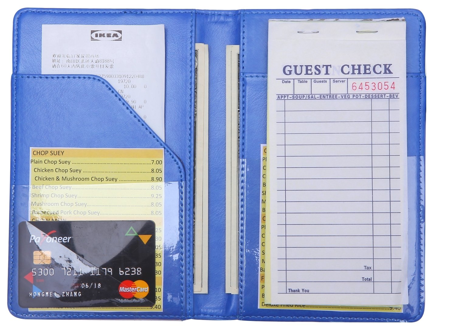 Server Book for Waitress Waiter Book Bling Waitstaff Organizer Fit