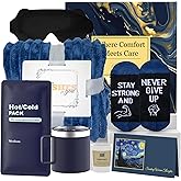 Get Well Soon Gift Basket Men, Care Package for Men, Get Well Soon Gifts for Man with Hot Cold Pack, After Surgery, Cancer Gifts, Sympathy Gift Basket, Feel Better, Sick Friend, Recovery, Dad, Husband
