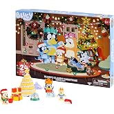 Bluey Advent Calendar 2026, 24 Days of Surprises, Mini Tree | Includes 3 mini figures, 16 holiday accessories, 5 stickers, plus Bartlebee, Bluey, and Bingo in Christmas jumpers