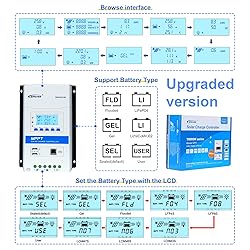 EPEVER MPPT Solar Charge Controller 40A 12V 24V