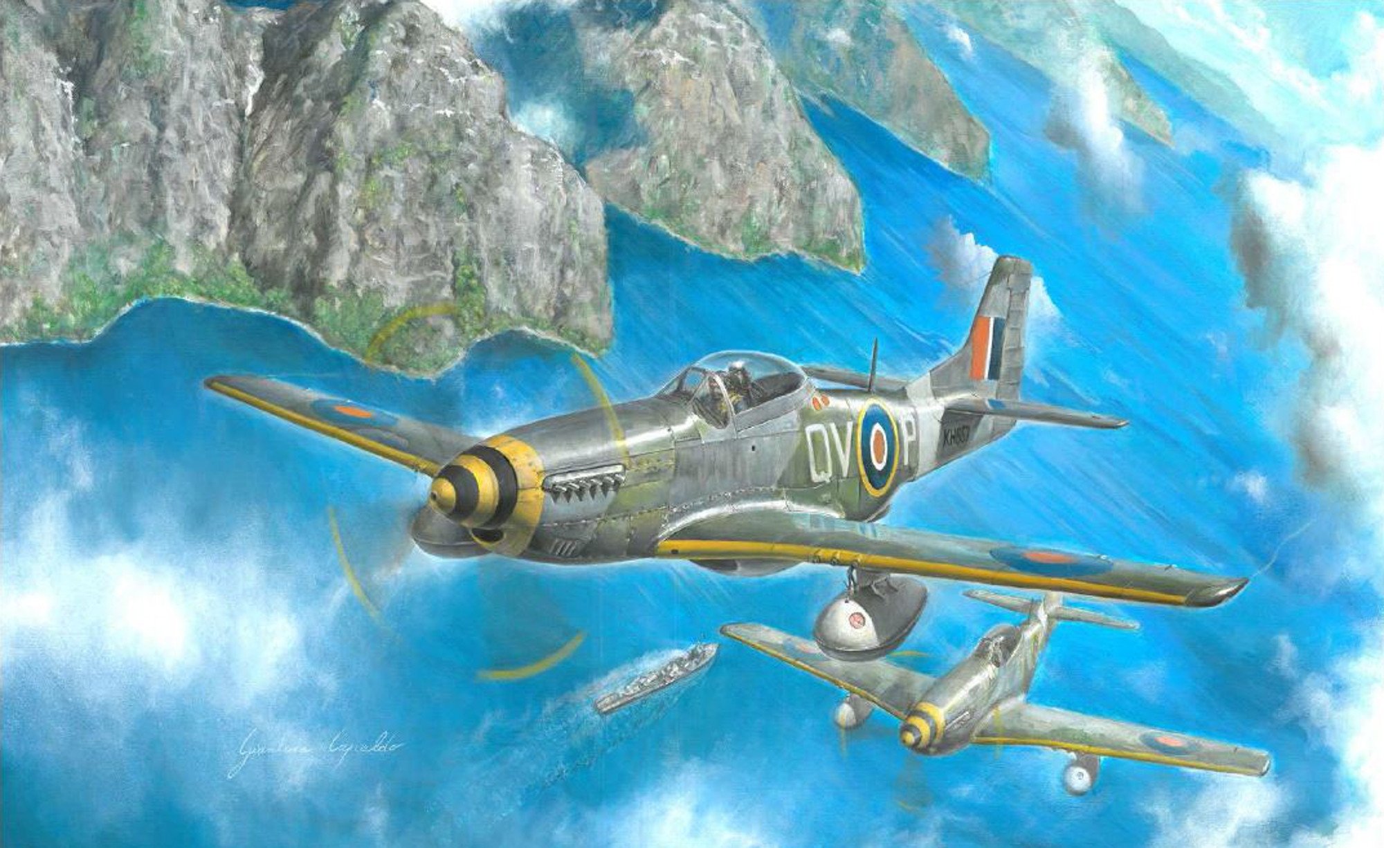Italeri 510002745 – 1: 48 Mustang Mk. IVa Aircraft