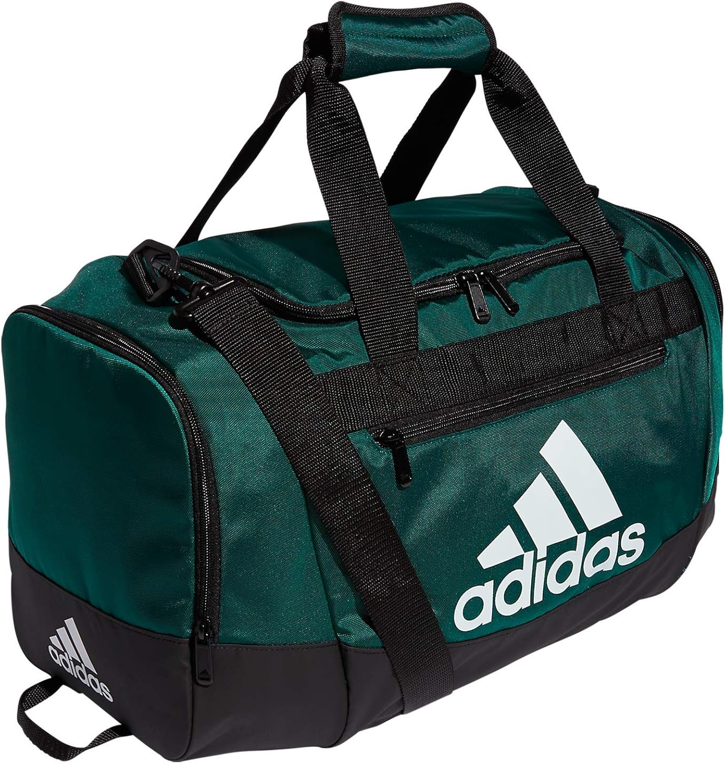 adidas Defender 4 Small Duffel Bag, Team Dark Green, One Size