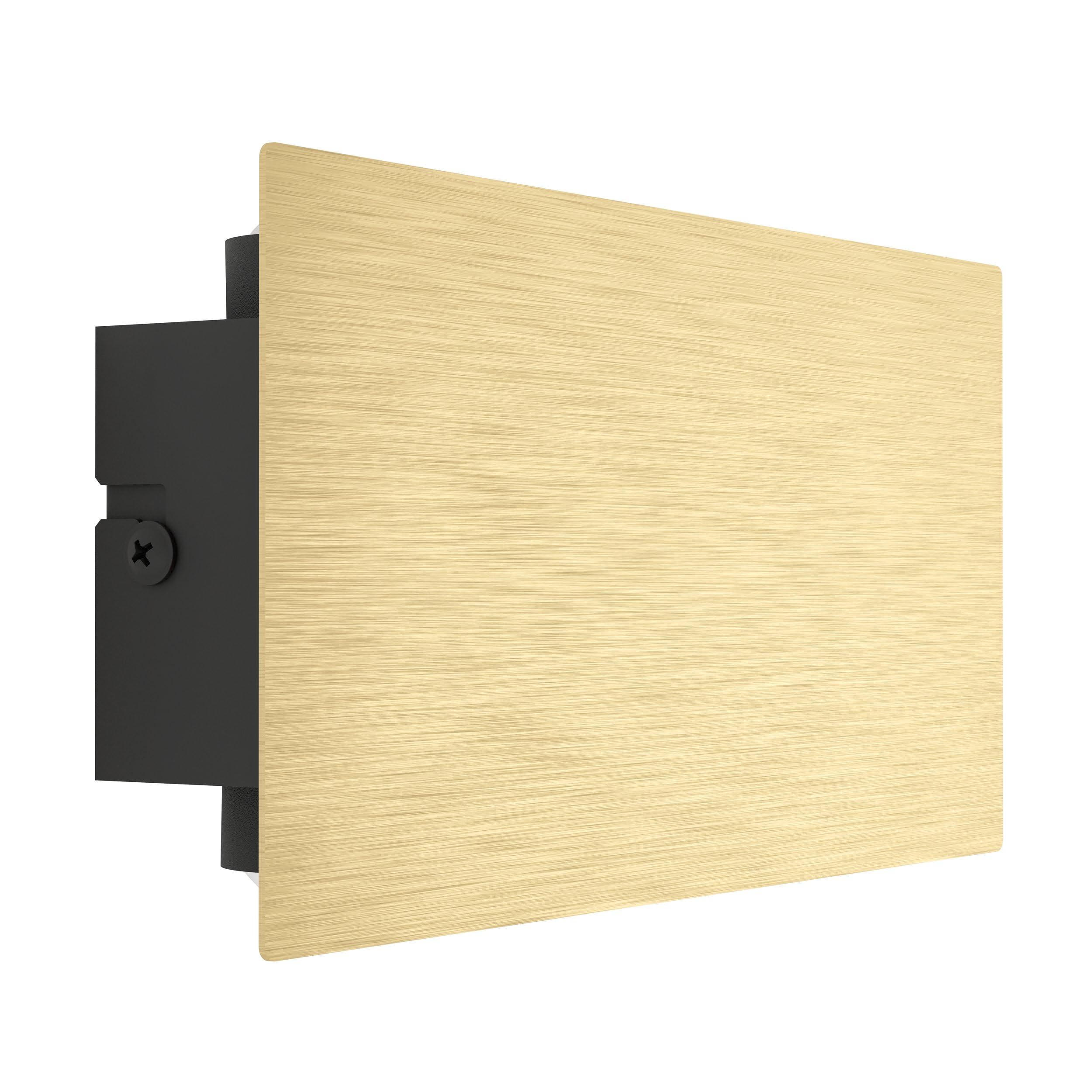 Eglo LED Indoor wall lightTalamello, Rectangular wall lamp with indirect Lighting, wall Spotlight for Hallway and Living Room, Metal in Brushed Gold, Warm White, 4 x 20 cm