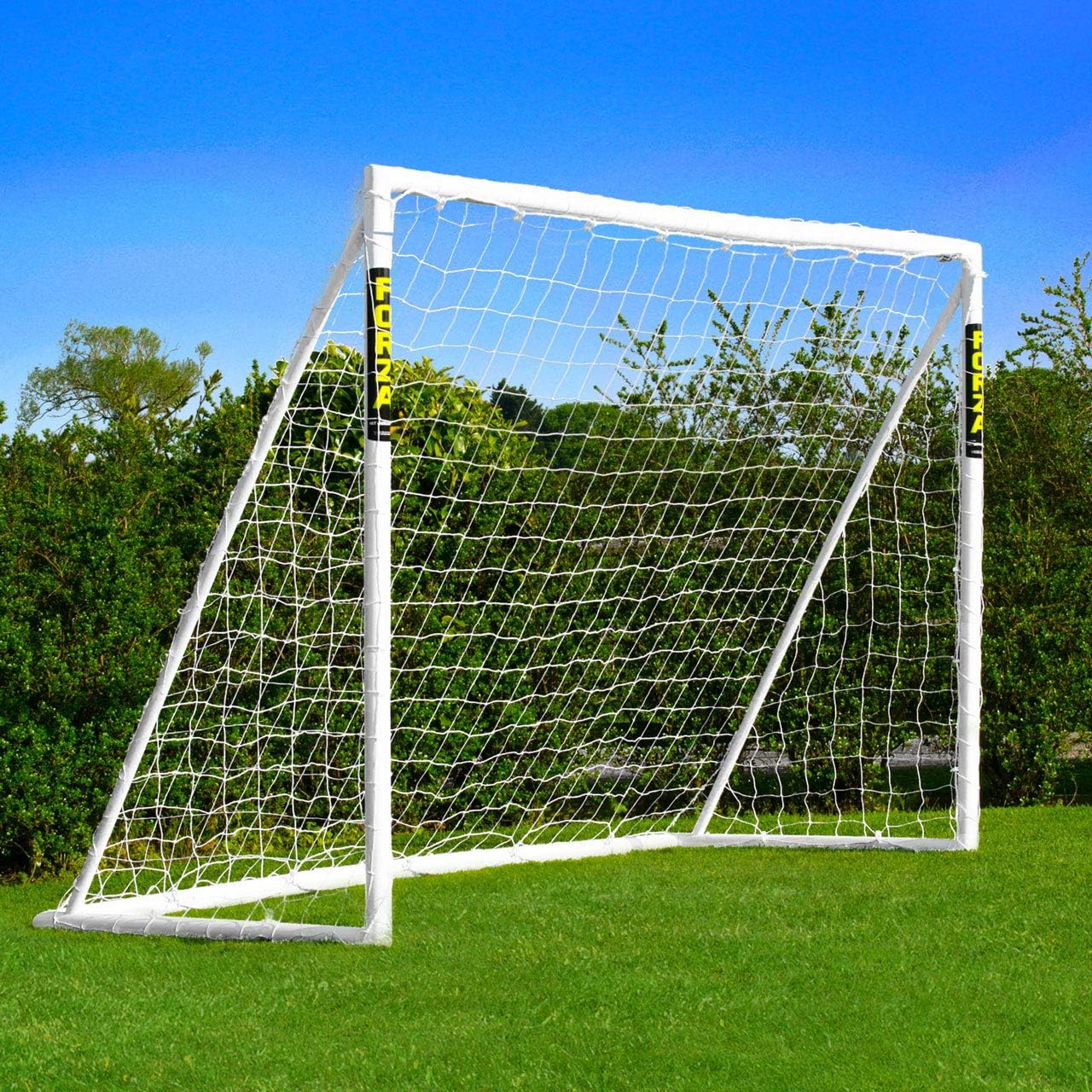 Net World Sports Forza Backyard Soccer Goals [6 Sizes] – Premium Weatherproof PVC Home Soccer Goal Posts