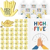 Yinkin Employee Appreciation Gifts Bulk High Five Hand Lapel Pin | Thank You Pins, Palm Shape Design for Coworker Appreciation, Staff Morale, Office Team Events, Social Worker Recognition