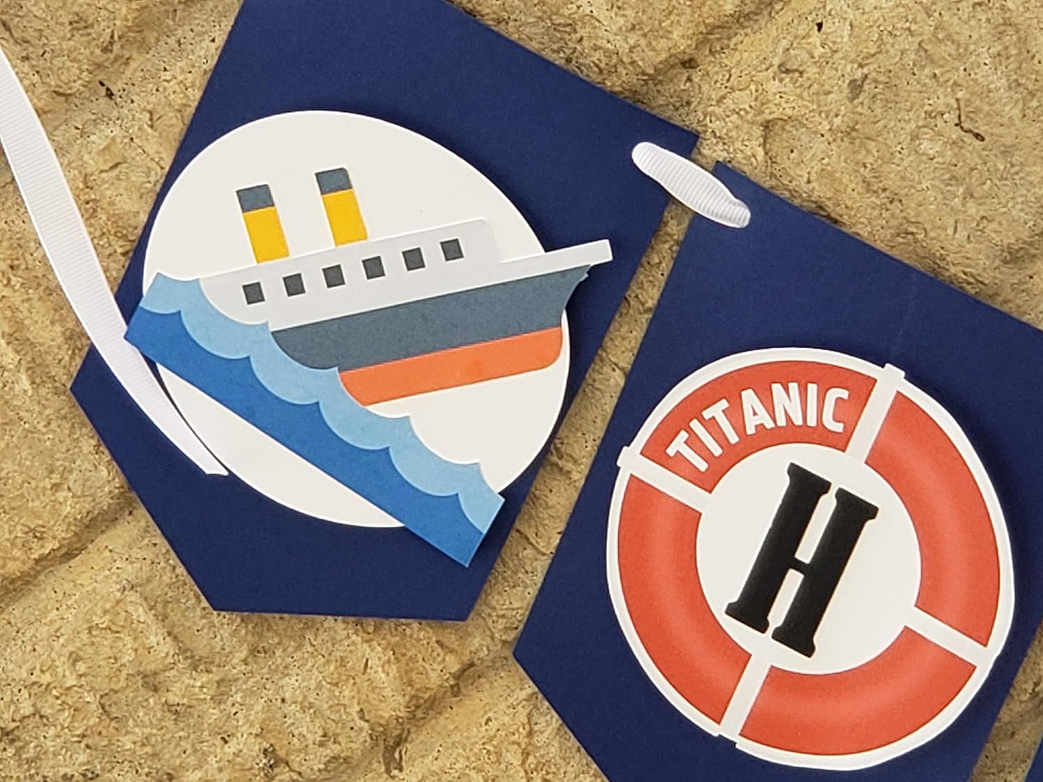 Amazon Com Nautical Themed Birthday Banner Handmade