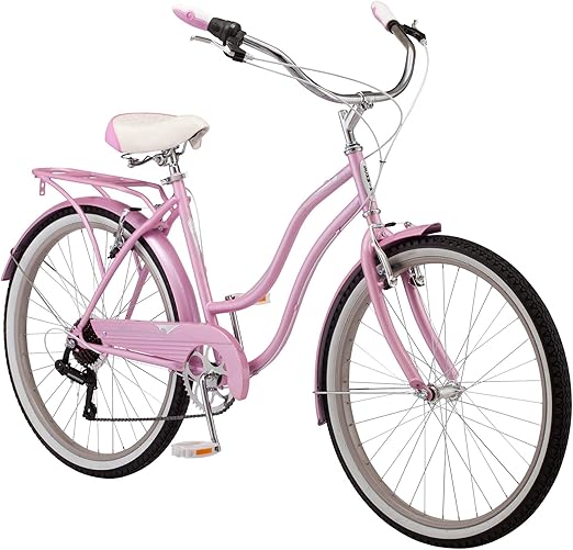 Schwinn Women's Perla 26" Wheel Cruiser Bicycle, Pink, 14"/Small