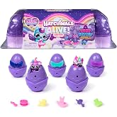 Hatchimals Alive Neon Rainbow Egg Carton &amp; 5 Color Reveal Eggs, Ages 3+ | Hatch Surprise Figures, Color-Changing Water Reveal, 11 Accessories, Imaginative Storytelling Play, Birthday Gifts for Kids