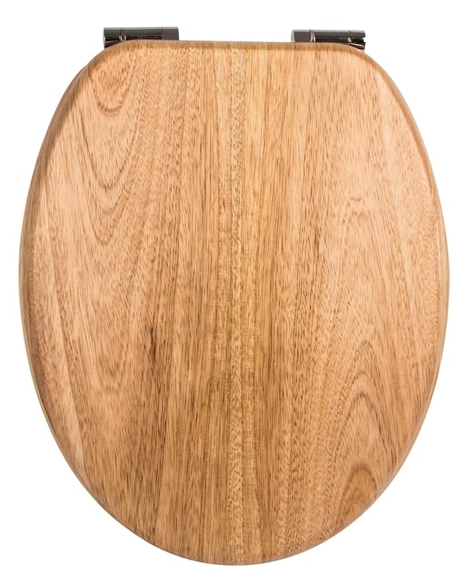 WC-Sitz Venezia mit Soft-Schließ-Komfort und Fast Fix, kiefer