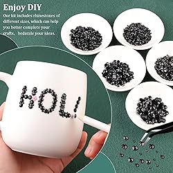 Resin Rhinestones for Crafting with B7000 Jewelry