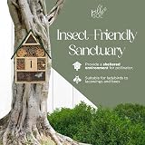 Pelle & Sol Eco-Friendly Bee House | Bug Hotel for Bees & Insects view 2