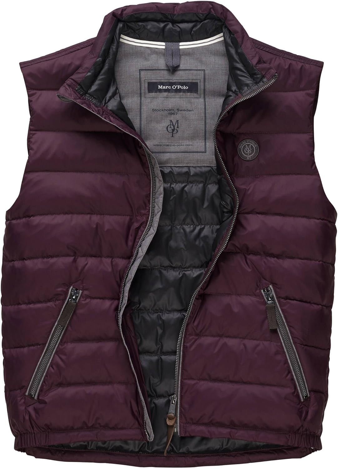 Marc O'Polo Herren Weste 426157472016, Gr. Large, Violett (dark grape