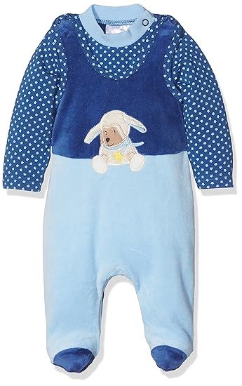 Sterntaler Baby-Jungen Strampler-Set Nicki Stanley, Blau