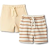 Amazon Essentials x Sofia Grainge Toddler and Baby Boys' Pull On Knit Shorts