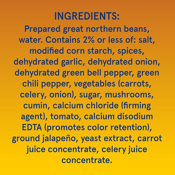 BUSH’S BEST 15.8 OZ CANNED SLOW-SIMMERED WHITE CHILI MAGIC STARTER, SOURCE OF PLANT BASED PROTEIN AND FIBER, LOW FAT, GLUTEN FREE, (PACK OF 12)