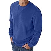 Sailwind Men's Corduroy Sweatshirt Casual Long Sleeve Crewneck Pullover Sweatshirts