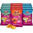 Rap Snacks Nicki Minaj Sour Cream and Truffle, Honey BBQ Truffle, and Salt and Vinegar Truffle Chips Variety - Pack of 12