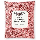Chocolate Works Crushed Peppermint, 2.2lb (Pack of 1) - Great for Baking, Hot Cocoa, Cookies, Toppings, and Decorating