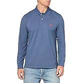 Brooks Brothers Mens Long Sleeve Cotton Pique Stretch Logo Polo Shirt