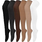 Chalier Thigh High Socks for Women Casual Thigh Socks Soft Comfort Womens Stockings for Holidays