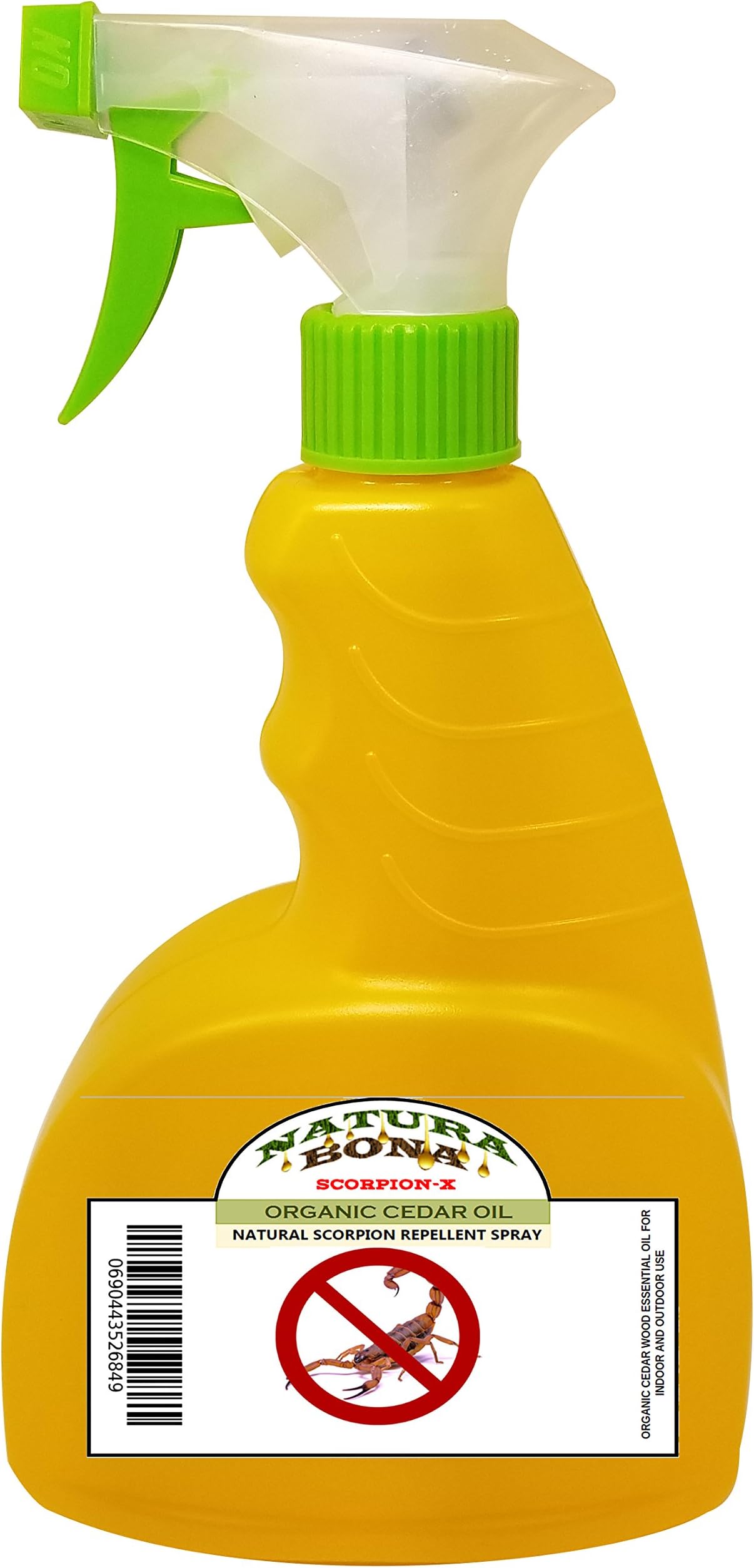 Cedar Wood Organic Spray Oil by Natura Bona - A Natural Alternative Blend with no harmful chemicals to help you keep Scorpions and Spiders out of your home! A BIG Long Lasting 24oz Spray Bottle.