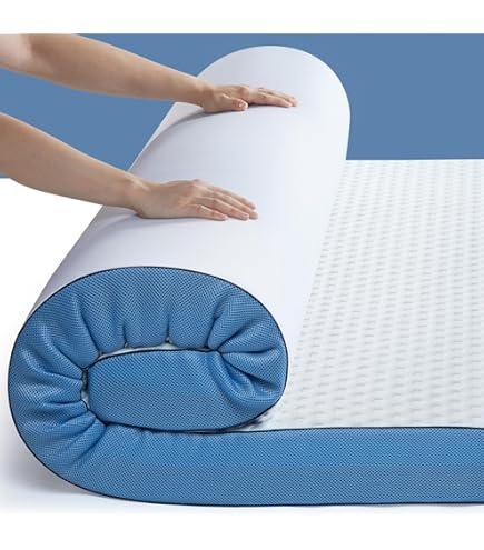 Sleepmax Coprimaterasso Extra Rigido Memory Foam King Size 10,2 Cm - Allevia Il Dolore, Supporto 2 Strati, Materiale Certificato CertiPUR-US