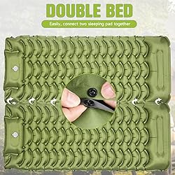 GLMNES Sleeping Pad, Ultralight Inflatable Sleeping