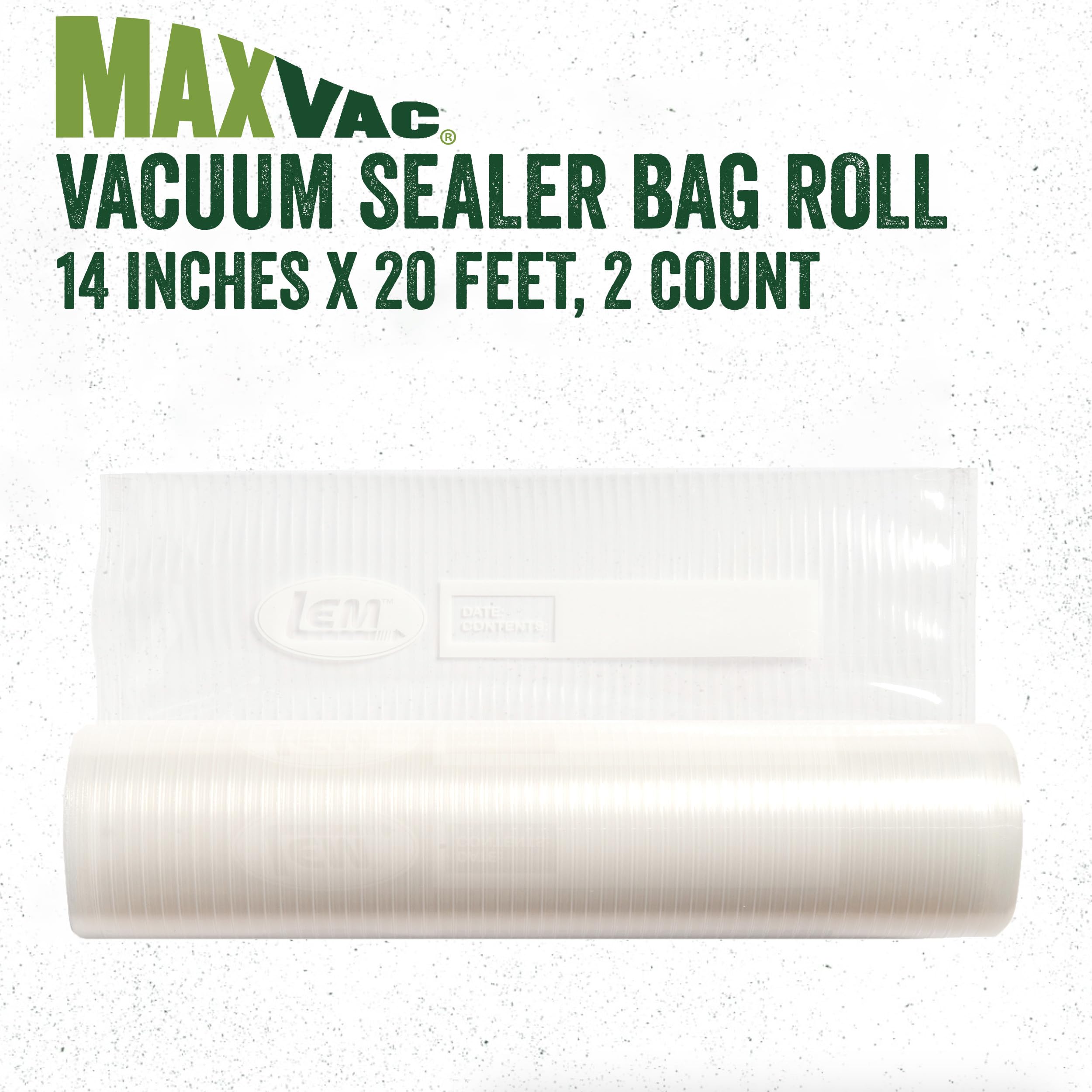 MaxVac 2-Piece Vacuum Bag Rolls | 14