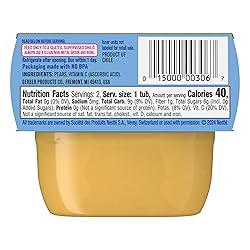 Gerber 1st Foods Baby Food, Pear Puree, Natural