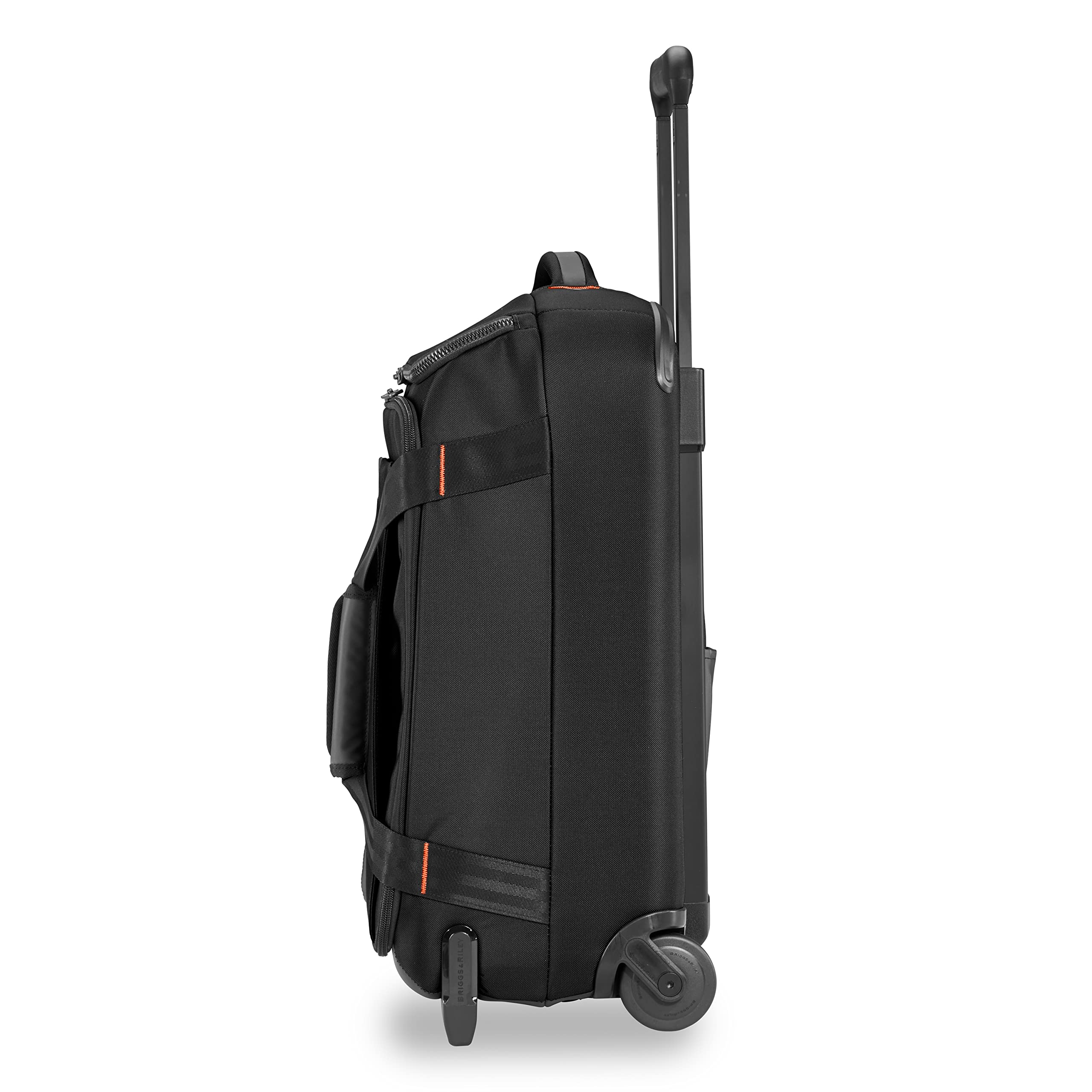 Briggs & Riley ZDX Upright Rolling Duffel Bag, Black, Carry-On 21-Inch