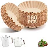 160 Pcs Percolator Coffee Filters for COLETTI Coffee Percolator 6-9 Cup | Perforated Design, Blocks Coffee Grounds from Entering Pot, Food-Grade Unbleached Percolator Coffee Pot Filters
