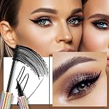 QIC Starry Sky Mascara & Eyeliner Set 4D Silk Fibre Waterproof Kit 2 Piece view 2