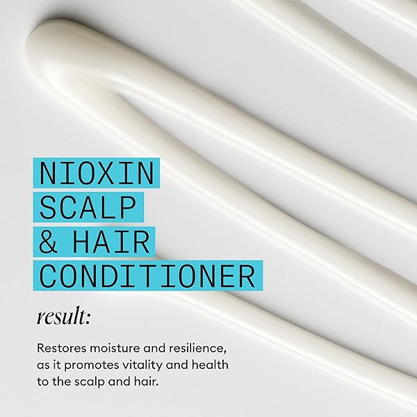 NIOXIN SYSTEM 3 SCALP + HAIR CONDITIONER – HAIR THICKENING CONDITIONER FOR DAMAGED HAIR WITH LIGHT THINNING, 10.1 FL OZ (PACKAGING MAY VARY)
