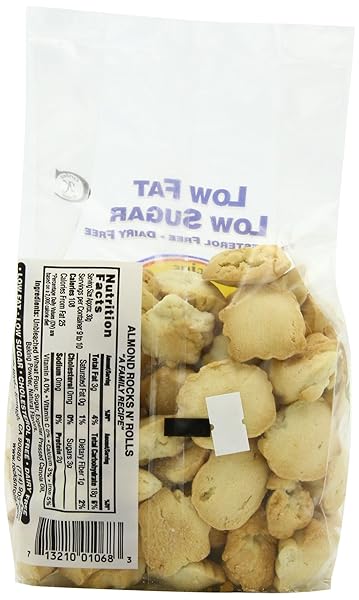 ST AMOUR ROCKS N ROLLS FRENCH MUNCHING COOKIES, ALMOND, 10 OUNCE