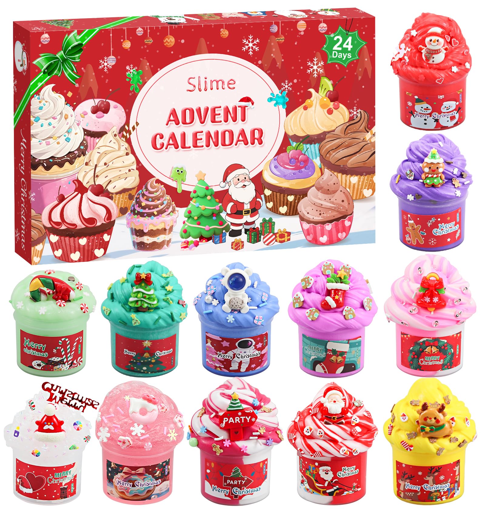 Slime Advent Calendar 2025, Christmas Countdown