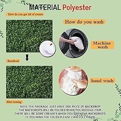 10x8FT Soft Fabric/Polyester Nature Spring Green
