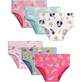 Tphon Little Girls Underwear Toddler Underwear Girls Panties Big Kids Undies Soft 100% Cotton