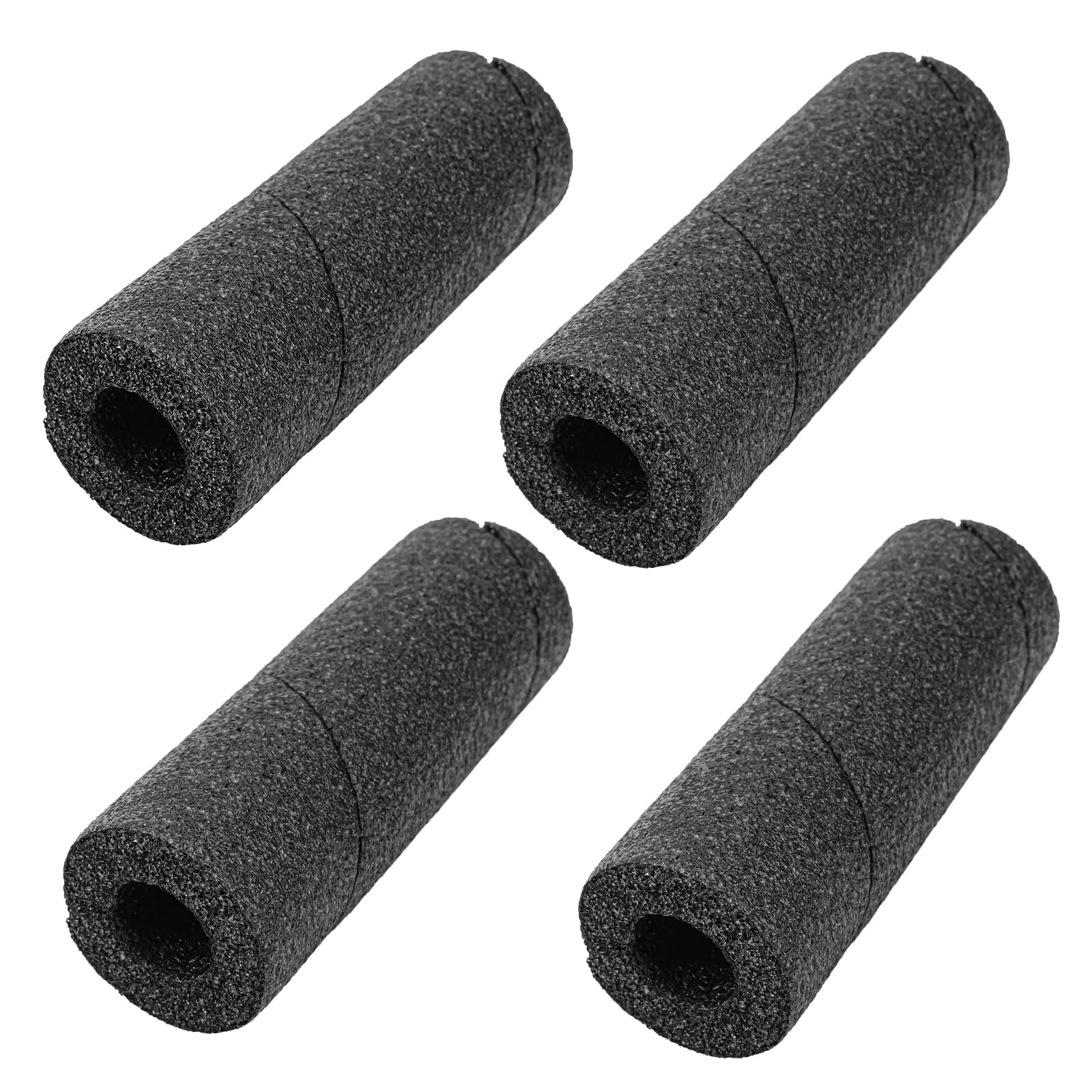 PEUTIER 4pcs Bed Frame Leg Covers, Outer Diameter 1.97 Inch Toe Protectors for Furniture Bendable Bed Leg Protectors Bed Feet Guards, Keeping Your Toes from Damage (Black)