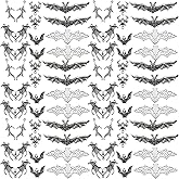 Youdiyla 64Pieces Bat Series Pendant Jewelry Making DIY Keychain Earrings Pendant Various Design Charms for Jewelry Making Bracelets Necklace (SN664)
