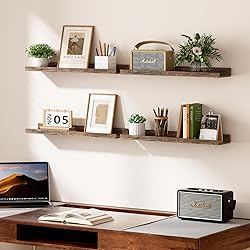 upsimples Floating Shelves for Wall, Wood Mounted