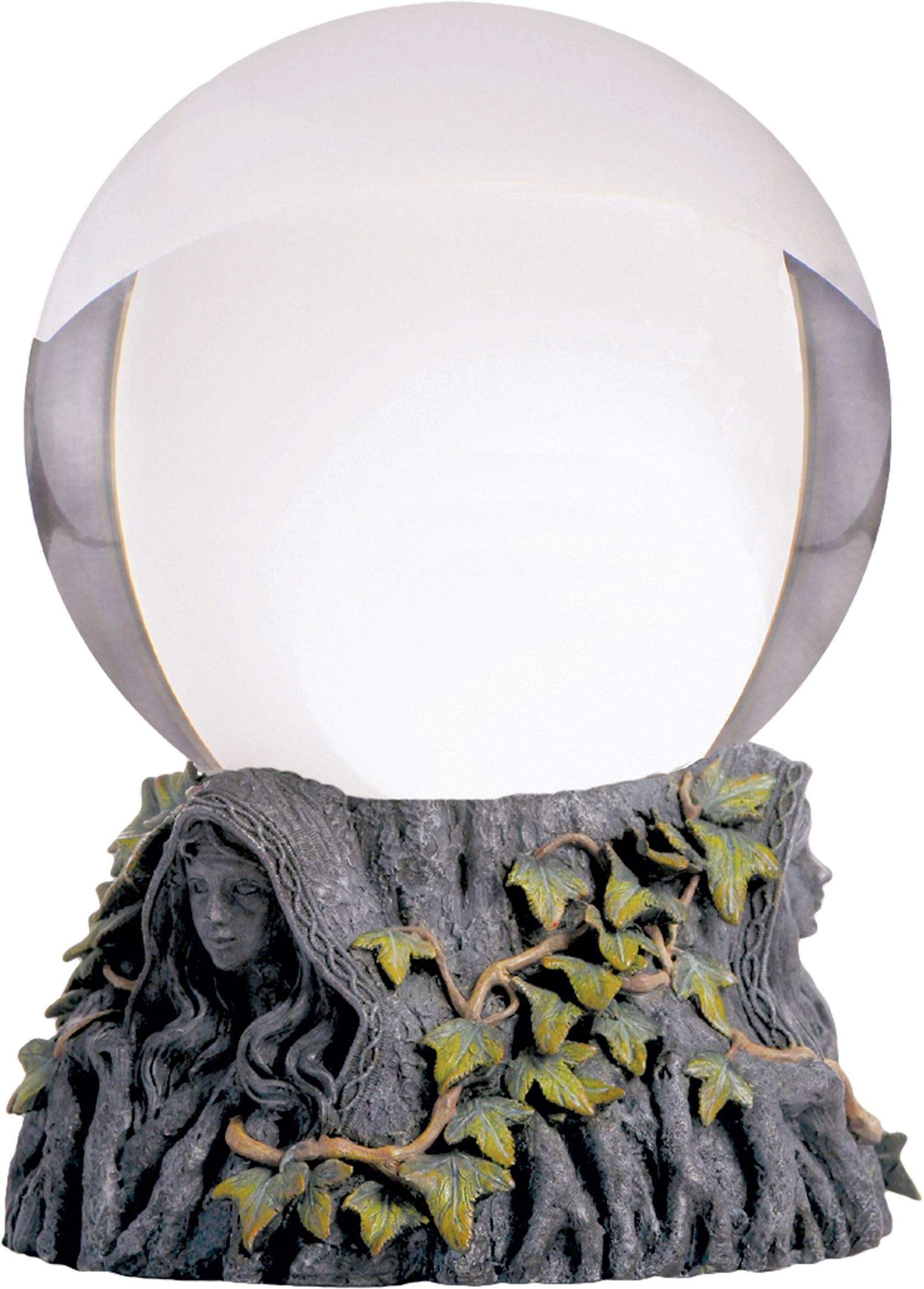 Nemesis Now Maiden Mother Crone Crystal Ball Holder and Crystal Ball 19cm Grey