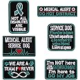 Vevins Service Dog Vest Patches - K9 in Training Hook and Loop Tag - Embroidered Morale Patches for Tactiacl Dog Harness Backpack