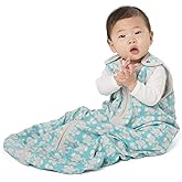 Baby Deedee Sleep Nest Lite, Sleeping Bag Sack - Teal Elephant, M (6-18 Months)