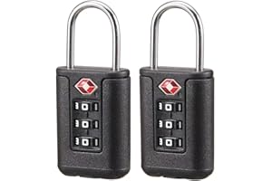 EASTDEER Luggage Locks,TSA Approved Locks, Luggage Suitcase Baggage Locks,Combo Lock Locks with Code (2 Count)