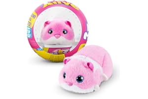 Pets Alive Hamstermania (Pink) by ZURU Hamster, Electronic Pet, 20+ Sounds Interactive, Hamster Ball Toy for Girls and Childr