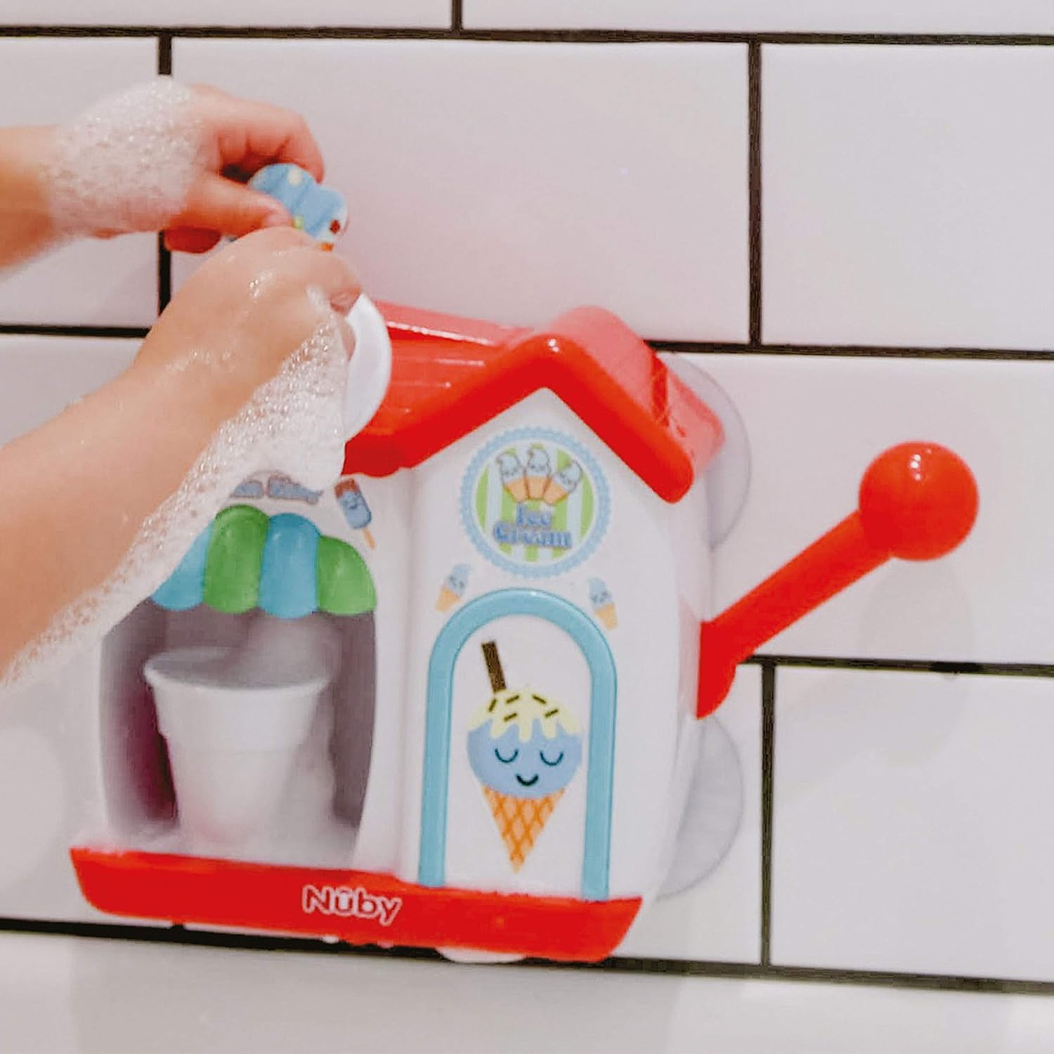ice cream cone bath toy