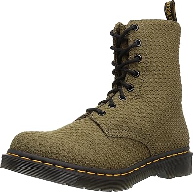 khaki dr martens