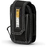 ToughBuilt - Smartphone Pouch, Durable Fabric &amp; Security Flap, TB-33C | Adjustable Security Flap, Belt Clip, 1680D Fabric, Secure Phone Storage, Jobsite Ready