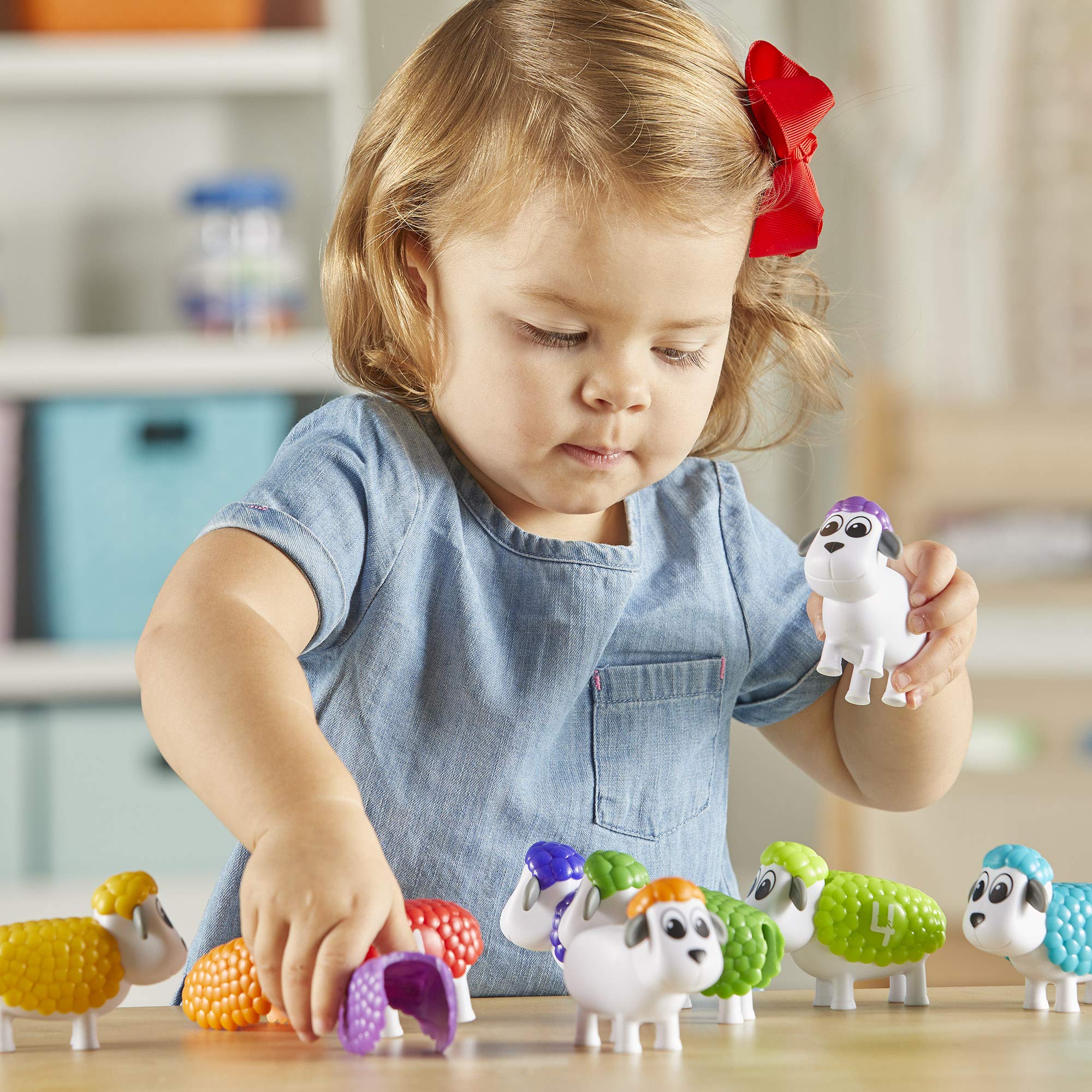 Learning Resources Snap-n-Learn Counting Sheep, Counting & Sorting Toy, Multi
